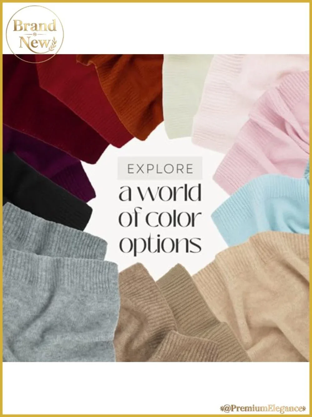 100% Two-Ply Cashmere Wrap Scarf Shawl Knitted Travel Women